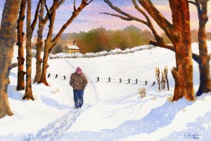 Walk in the snow