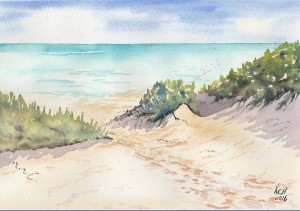 Beach path