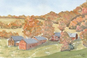 American farm in autumn - 2