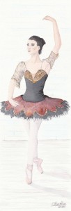 Ballerina en pointe