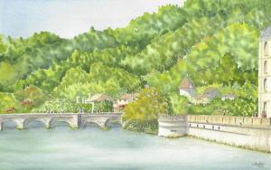 Brantome-on-river-Dronne