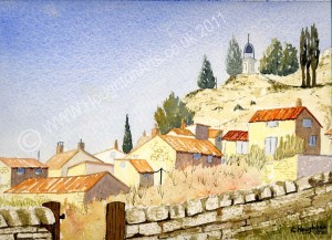 Tuscan hillside 